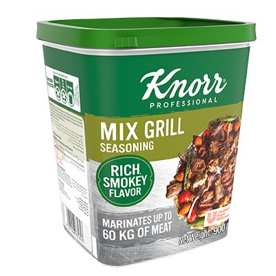 Knorr Professional Mix Grill Seasoning (6x900g) - Knorr Seasoning Range is made of natural spices, herbs and vegetables